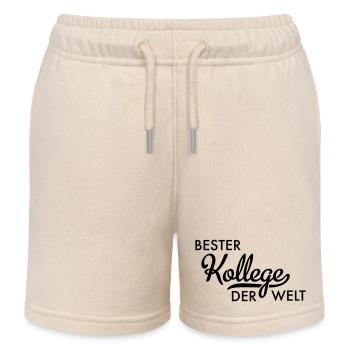 bester kollege - Kinder Organic Joggingshorts Mini Bolter von Stanley/Stella - Natur - Vorne