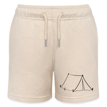 zelt - Kinder Organic Joggingshorts Mini Bolter von Stanley/Stella - Natur - Vorne