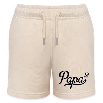 Papa - Kinder Organic Joggingshorts Mini Bolter von Stanley/Stella - Natur - Vorne