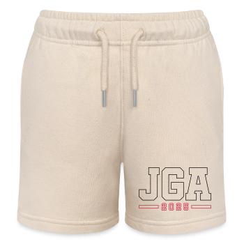 JGA 2025 Kontur Junggesellenabschied - Kinder Organic Joggingshorts Mini Bolter von Stanley/Stella - Natur - Vorne