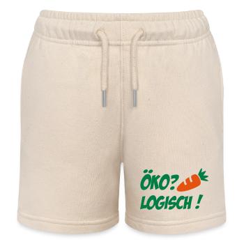 Ecologically - Kids Organic Sweat Shorts by Stanley/Stella - soft Ecru - Front