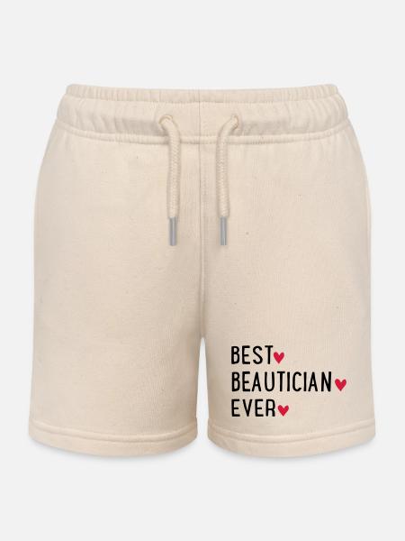 Kosmetikerin - Kinder Organic Joggingshorts Mini Bolter von Stanley/Stella - Natur