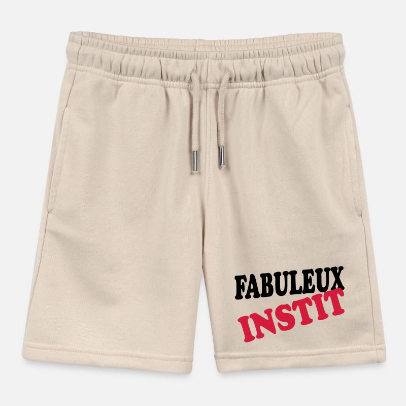 FABULEUX INSTIT Short de jogging enfant bio Stanley/Stella