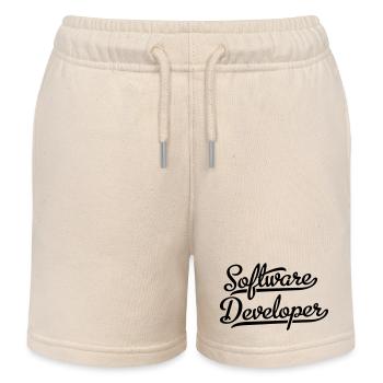 Développeur de logiciels - Short de jogging enfant bio Stanley/Stella - écru doux - Devant