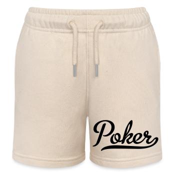 poker - Short de jogging enfant bio Stanley/Stella - écru doux - Devant