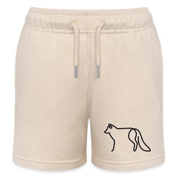 Fox - Kids Organic Sweat Shorts by Stanley/Stella - soft Ecru - Front