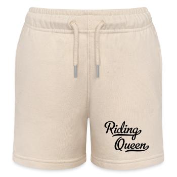 Reiten - Kinder Organic Joggingshorts Mini Bolter von Stanley/Stella - Natur - Vorne