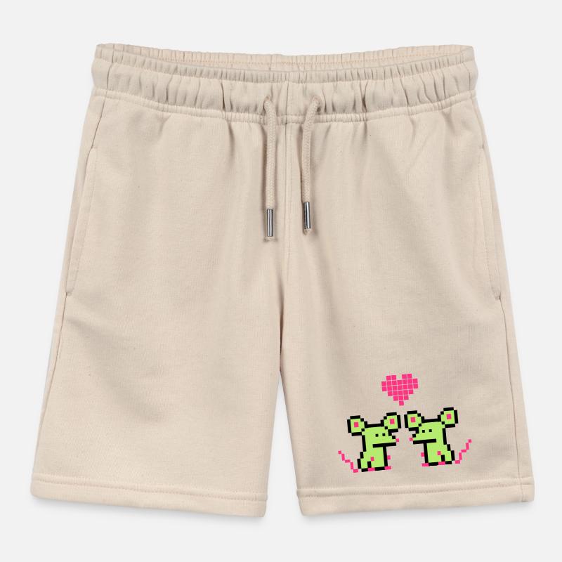 pixel mäuse Kinder Organic Joggingshorts Mini Bolter von Stanley/Stella
