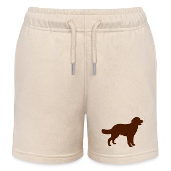chien - Short de jogging enfant bio Stanley/Stella - écru doux - Devant