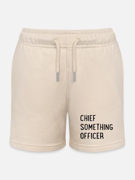 Chief Something Officer - Kinder Organic Joggingshorts Mini Bolter von Stanley/Stella - Natur