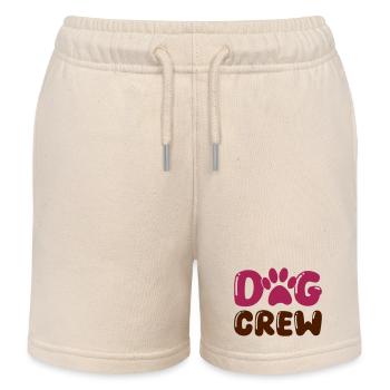 dog pfote crew 01 - Kinder Organic Joggingshorts Mini Bolter von Stanley/Stella - Natur - Vorne