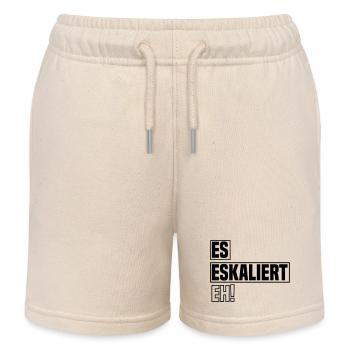 es eskaliert eh - Kinder Organic Joggingshorts Mini Bolter von Stanley/Stella - Natur - Vorne