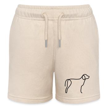 Beagle - Kids Organic Sweat Shorts by Stanley/Stella - soft Ecru - Front