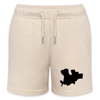Mykonos - Short de jogging enfant bio Stanley/Stella - écru doux - Devant