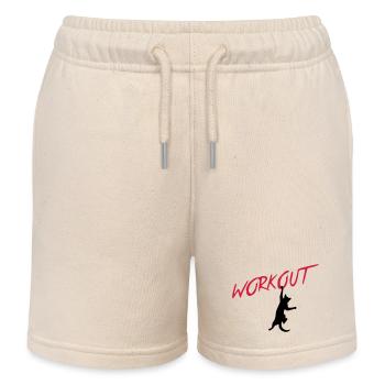 workout - Kinder Organic Joggingshorts Mini Bolter von Stanley/Stella - Natur - Vorne