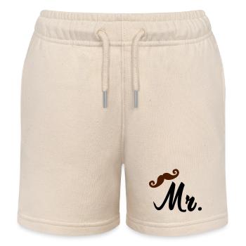 Monsieur - Short de jogging enfant bio Stanley/Stella - écru doux - Devant