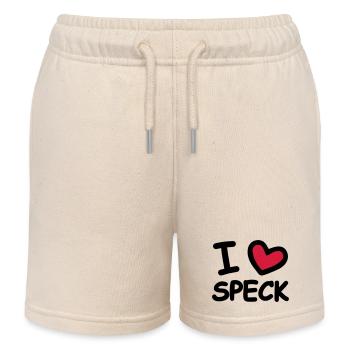 I Love Speck - Kinder Organic Joggingshorts Mini Bolter von Stanley/Stella - Natur - Vorne