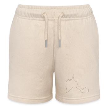 Formentera - Kinder Organic Joggingshorts Mini Bolter von Stanley/Stella - Natur - Vorne