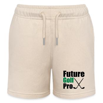 Golfe - Short de jogging enfant bio Stanley/Stella - écru doux - Devant