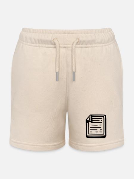 Notes - Short de jogging enfant bio Stanley/Stella - écru doux