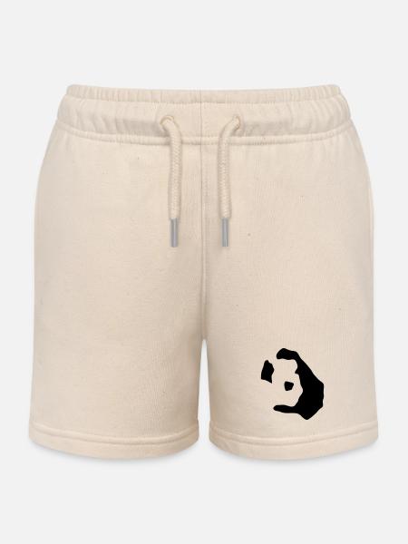 Santorin - Short de jogging enfant bio Stanley/Stella - écru doux