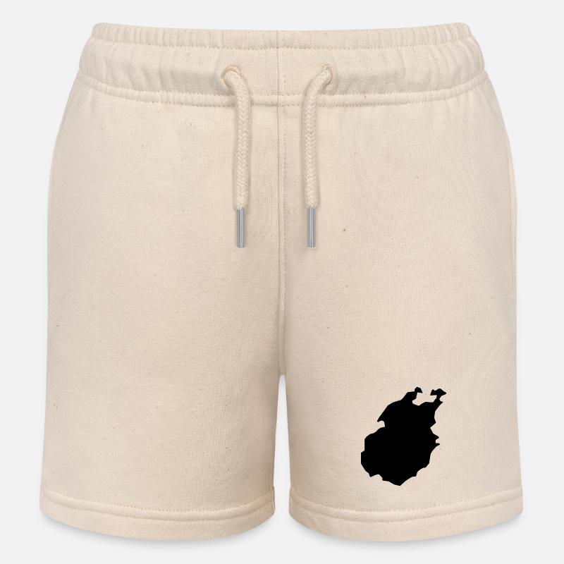 Paros - Short de jogging enfant bio Stanley/Stella - écru doux