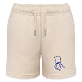 Oktopus Kraken Tintenfisch Kopffüßer Riesenkalmar - Kinder Organic Joggingshorts Mini Bolter von Stanley/Stella - Natur - Vorne
