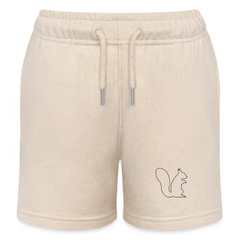 écureuil - Short de jogging enfant bio Stanley/Stella - écru doux - Devant