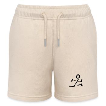 runner - Kids Organic Sweat Shorts by Stanley/Stella - soft Ecru - Front