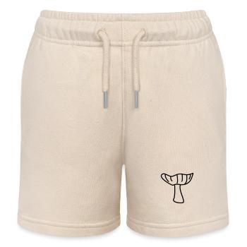 Champignon - Short de jogging enfant bio Stanley/Stella - écru doux - Devant