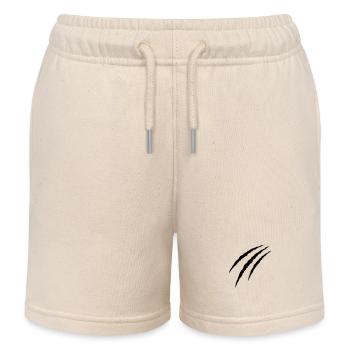 claw - Kids Organic Sweat Shorts by Stanley/Stella - soft Ecru - Front