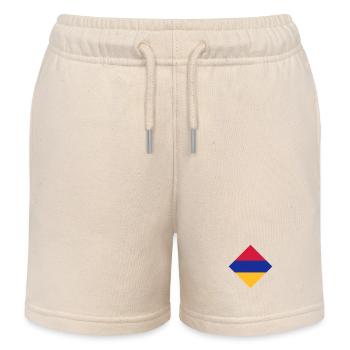 Armenien - Kinder Organic Joggingshorts Mini Bolter von Stanley/Stella - Natur - Vorne
