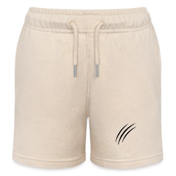claw - Kids Organic Sweat Shorts by Stanley/Stella - soft Ecru - Front