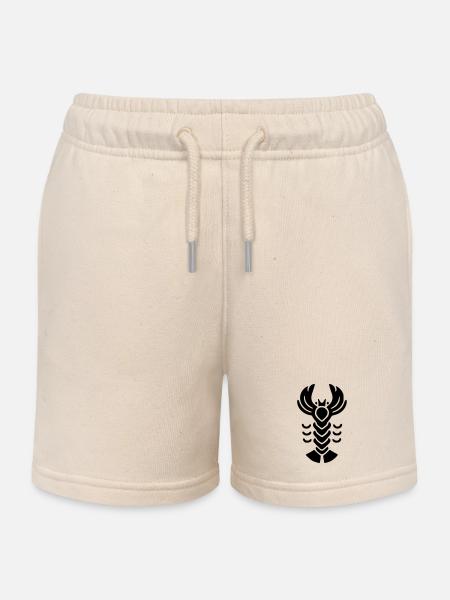 Homard - Short de jogging enfant bio Stanley/Stella - écru doux