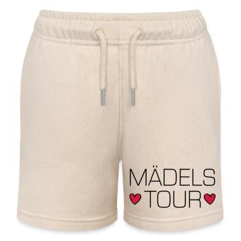 Mädels Tour Party - Kinder Organic Joggingshorts Mini Bolter von Stanley/Stella - Natur - Vorne