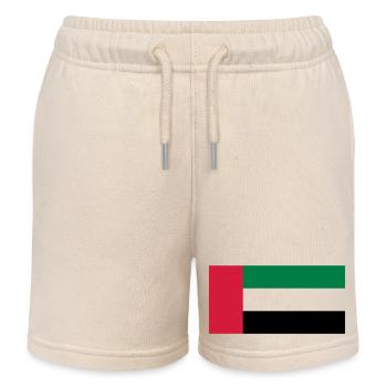 United Arab Emirates Flag (Émirats Arabes Unis) - Short de jogging enfant bio Stanley/Stella - écru doux - Devant