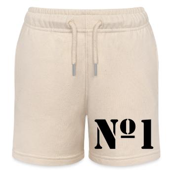 Nummer 1 - Kinder Organic Joggingshorts Mini Bolter von Stanley/Stella - Natur - Vorne