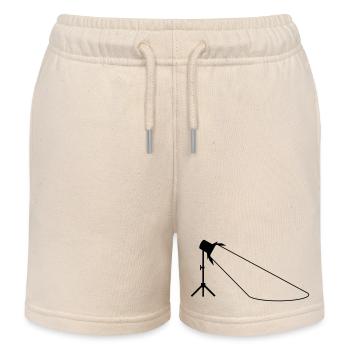 Scheinwerfer auf Ständer mit Lichtkegel einfarbig - Kinder Organic Joggingshorts Mini Bolter von Stanley/Stella - Natur - Vorne