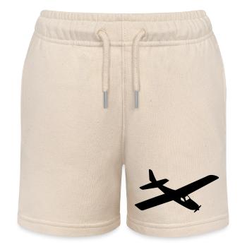 flugzeug - Kinder Organic Joggingshorts Mini Bolter von Stanley/Stella - Natur - Vorne