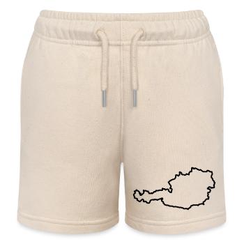 Autriche - Short de jogging enfant bio Stanley/Stella - écru doux - Devant