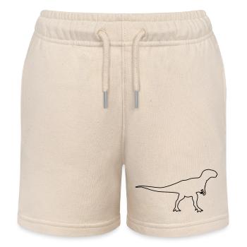 dinosaurier - Kinder Organic Joggingshorts Mini Bolter von Stanley/Stella - Natur - Vorne