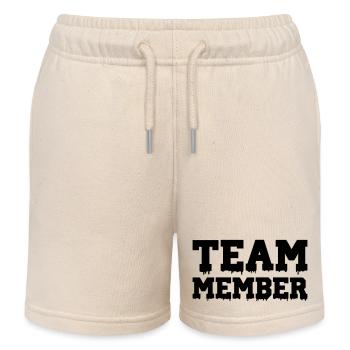 Team Member - Kids Organic Sweat Shorts by Stanley/Stella - soft Ecru - Front