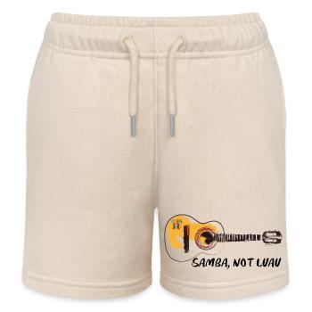 Samba Not Luau - Kinder Organic Joggingshorts Mini Bolter von Stanley/Stella - Natur - Vorne