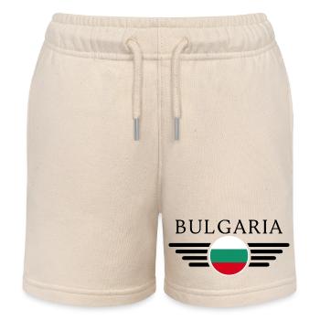 Bulgarie Charm T-shirt - Short de jogging enfant bio Stanley/Stella - écru doux - Devant