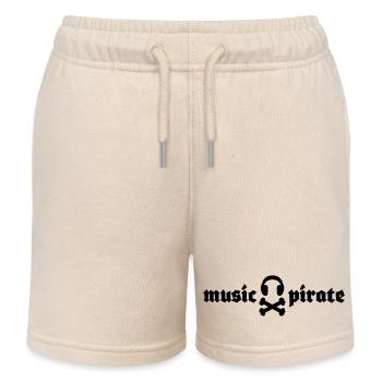 musique pirate - pirate de musique - Short de jogging enfant bio Stanley/Stella - écru doux - Devant