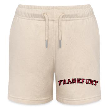 Francfort College Style - Short de jogging enfant bio Stanley/Stella - écru doux - Devant