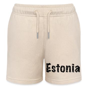 Estonia - Kinder Organic Joggingshorts Mini Bolter von Stanley/Stella - Natur - Vorne
