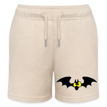 Fledermaus - Kinder Organic Joggingshorts Mini Bolter von Stanley/Stella - Natur - Vorne