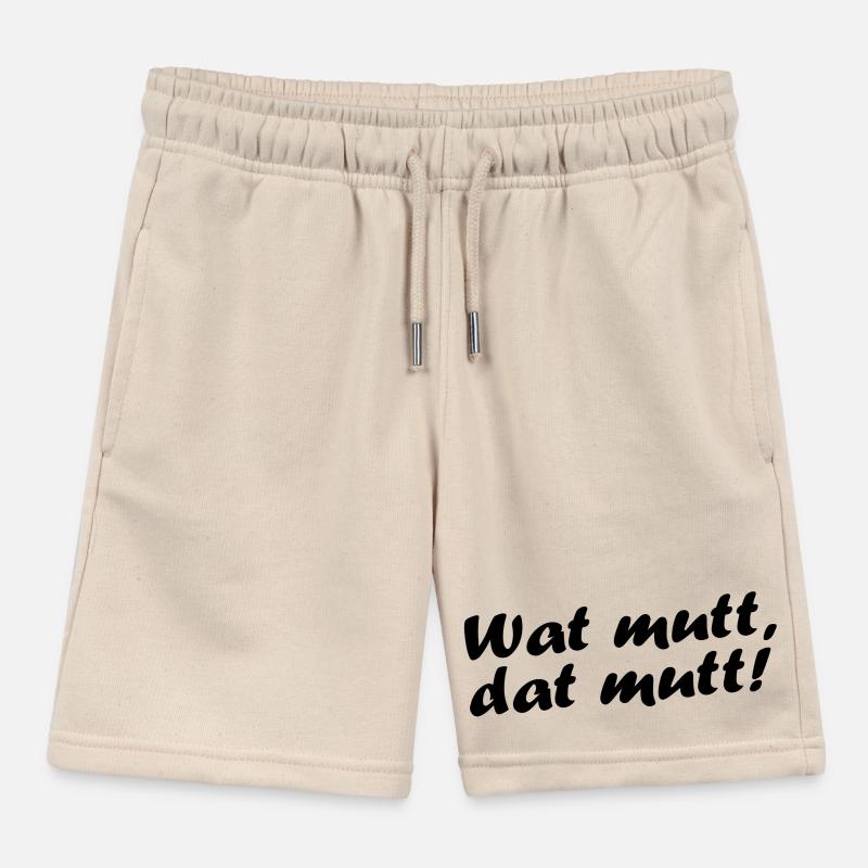 Wat mutt, dat mutt! Kinder Organic Joggingshorts Mini Bolter von Stanley/Stella