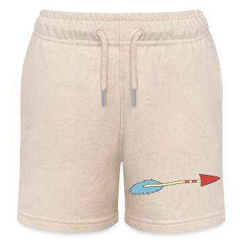 arrow - Kids Organic Sweat Shorts by Stanley/Stella - soft Ecru - Front